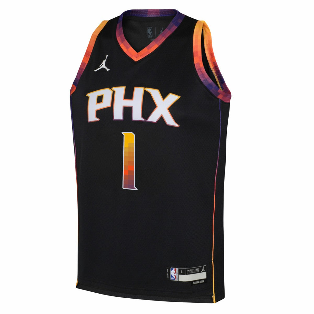 NBA - Devin Booker Phoenix Suns Jordan Brand Youth Swingman Jersey - Statement Edition - Black