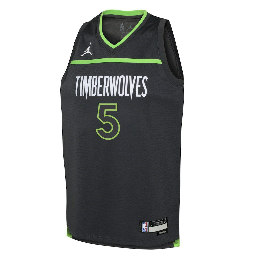 NBA - Anthony Edwards Minnesota Timberwolves Jordan Brand Youth Swingman Jersey - Statement Edition - Black