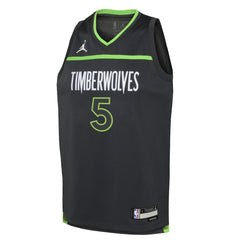 NBA - Anthony Edwards Minnesota Timberwolves Jordan Brand Youth Swingman Jersey - Statement Edition - Black