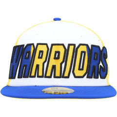 New Era - Golden State Warriors Back Half 9FIFTY Fitted Hat - White/Royal