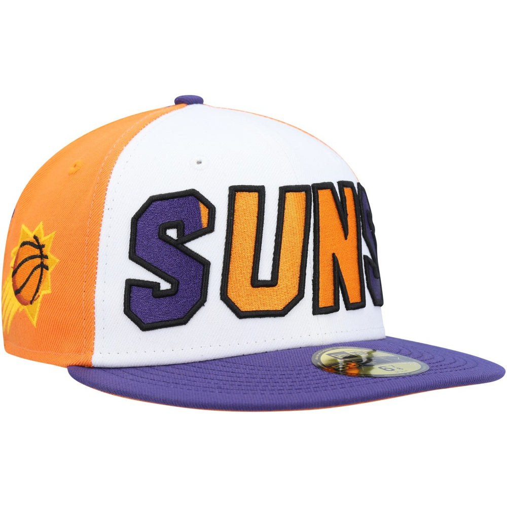 New Era - Phoenix Suns Back Half 9FIFTY Fitted Hat - White/Purple