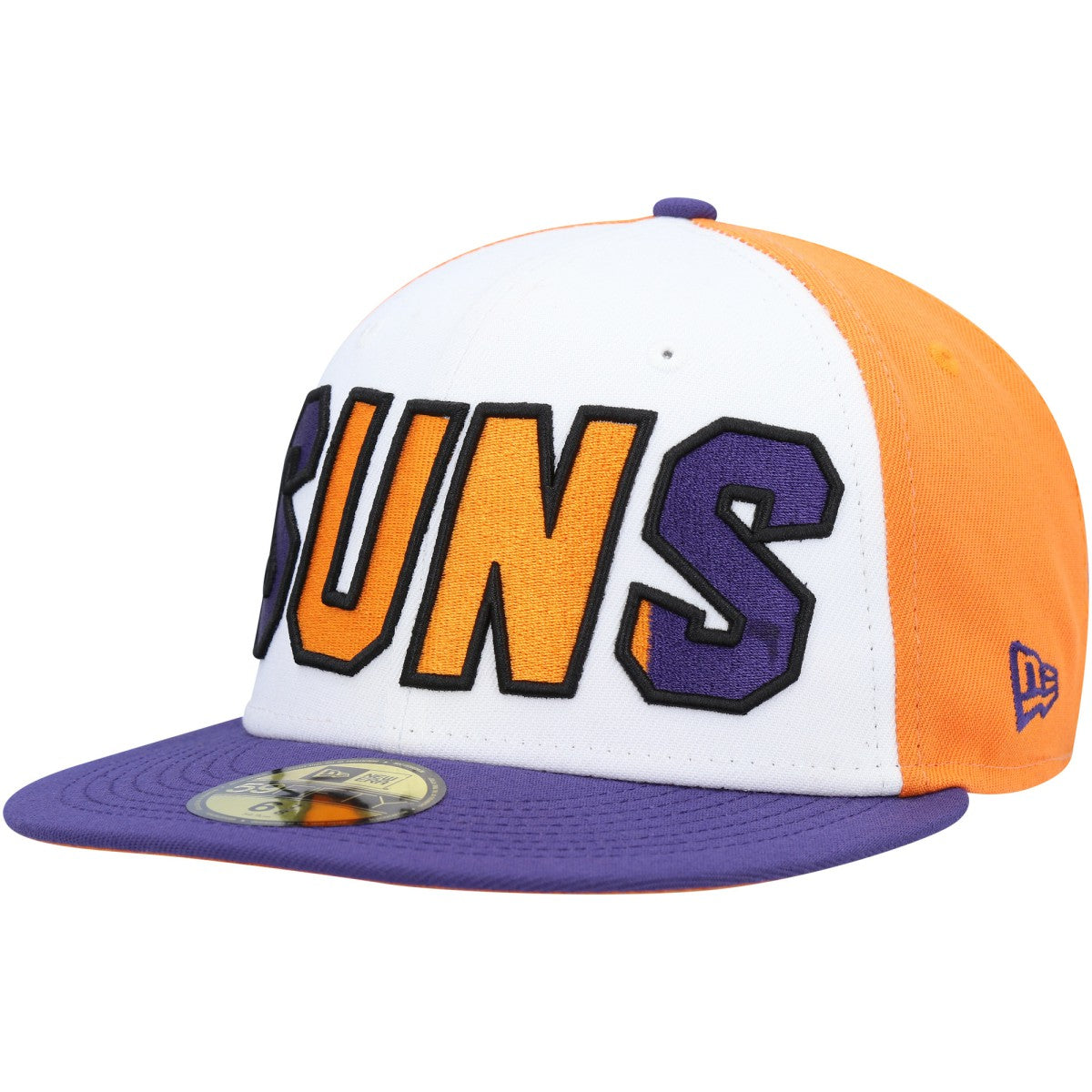 New Era - Phoenix Suns Back Half 9FIFTY Fitted Hat - White/Purple