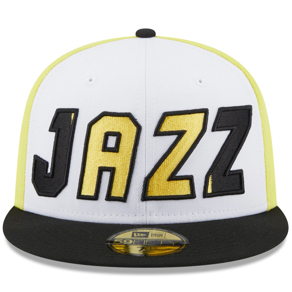 New Era - Utah Jazz Back Half 59FIFTY Fitted Hat - White/Black