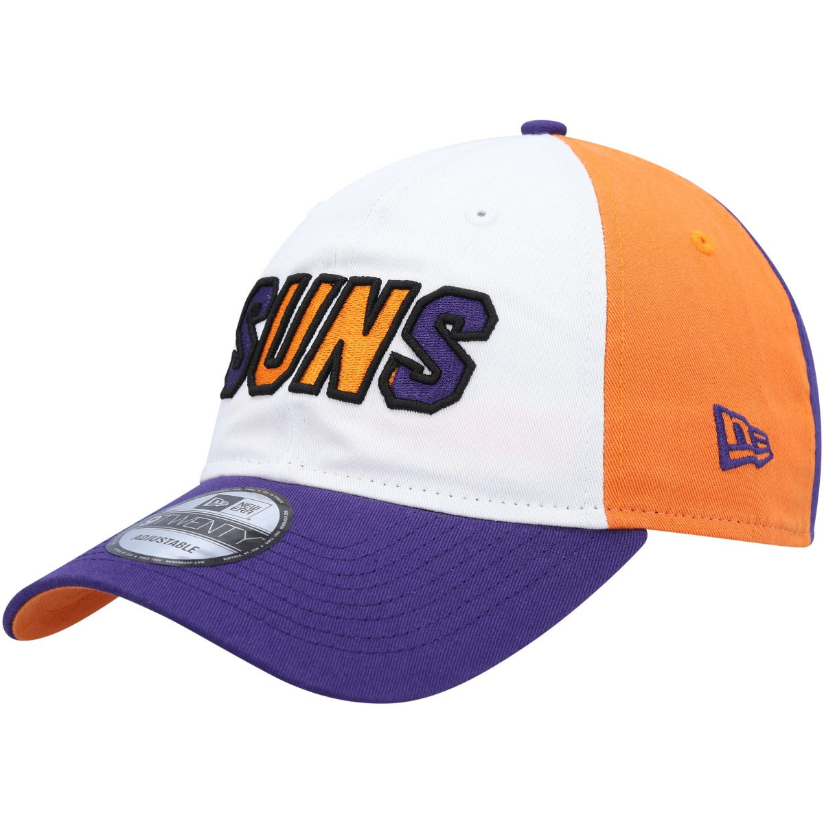 New Era - Phoenix Suns Back Half 9TWENTY Adjustable Hat - White/Purple