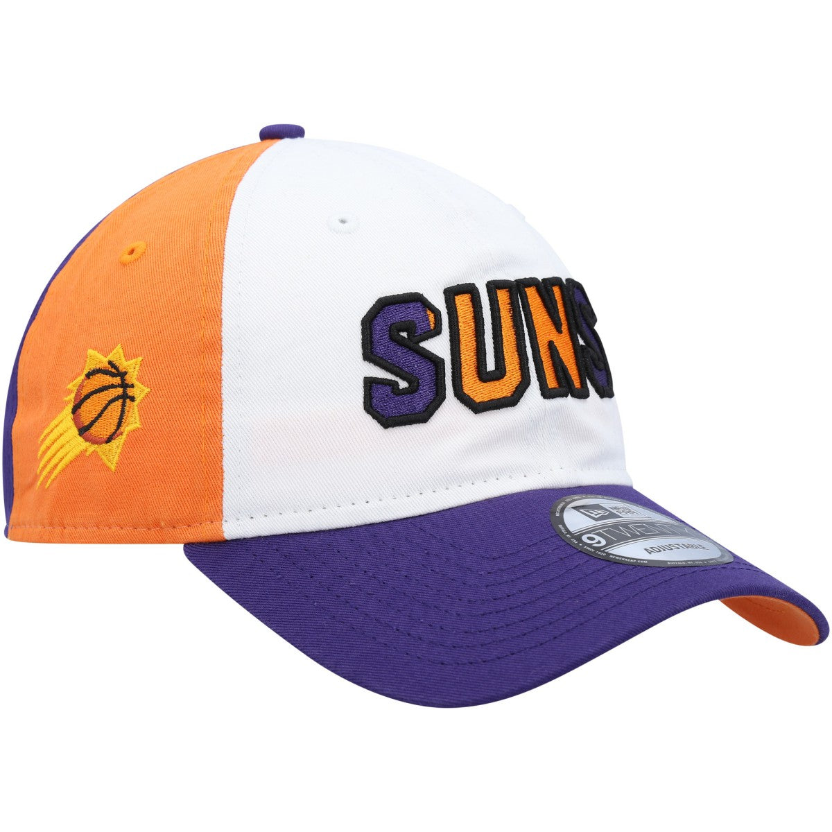 New Era - Phoenix Suns Back Half 9TWENTY Adjustable Hat - White/Purple