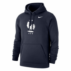 Nike France National Team Club Primary Pullover Hoodie - Navy