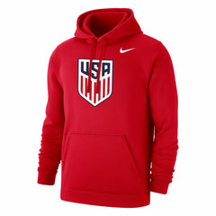 Nike USMNT Club Primary Pullover Hoodie - Red
