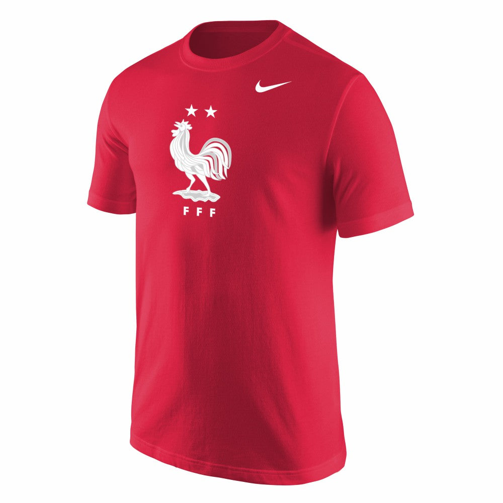 Nike France National Team Core T-Shirts - Red