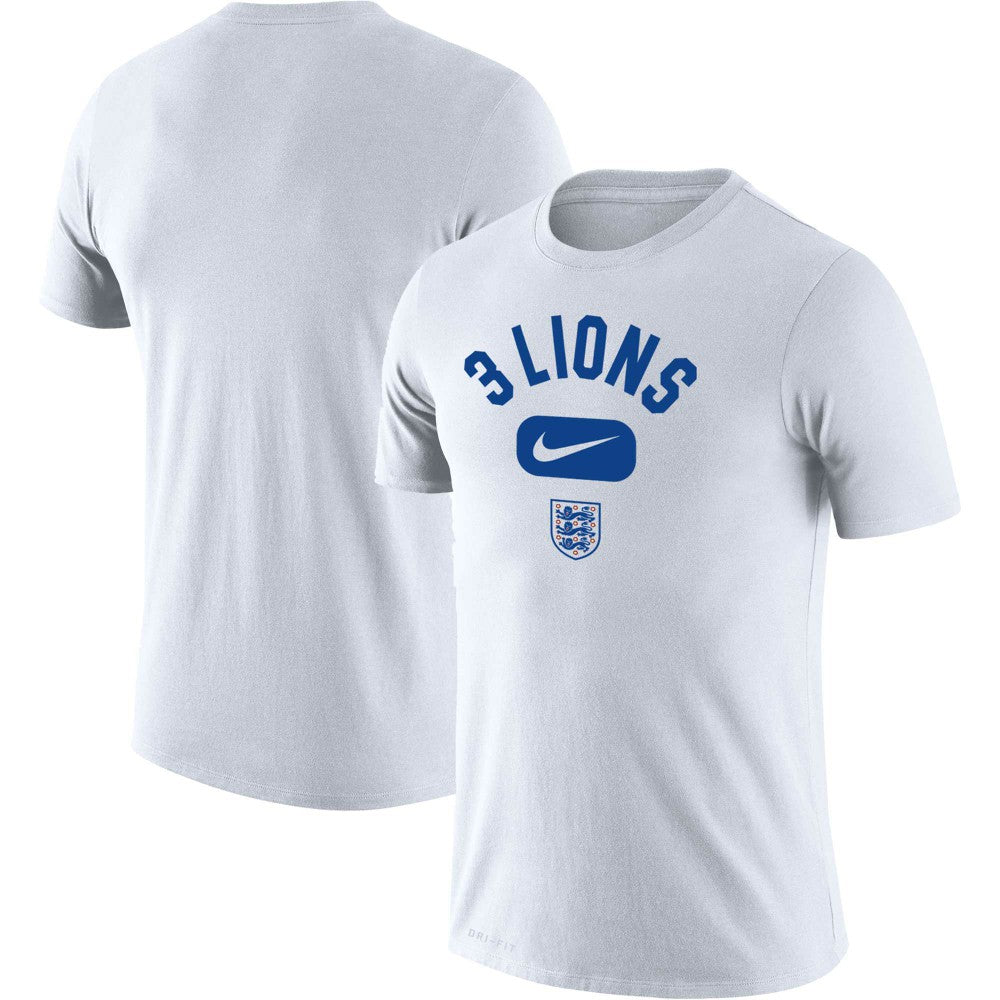 Nike England National Team Lockup Legend Performance T-Shirts - White