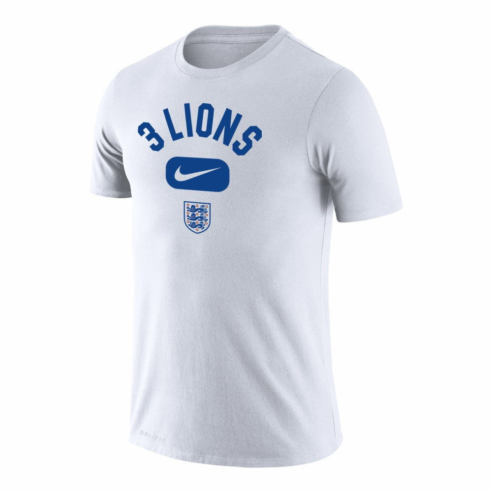 Nike England National Team Lockup Legend Performance T-Shirts - White