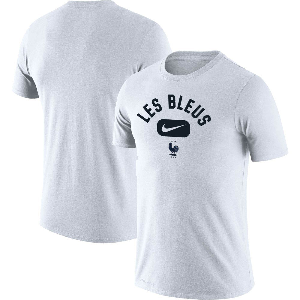 Nike France National Team Lockup Legend Performance T-Shirts - White