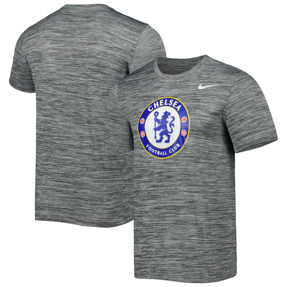 Nike Chelsea Primary Logo Velocity Legend Performance T-Shirts - Heather Gray