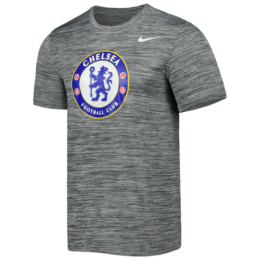 Nike Chelsea Primary Logo Velocity Legend Performance T-Shirts - Heather Gray