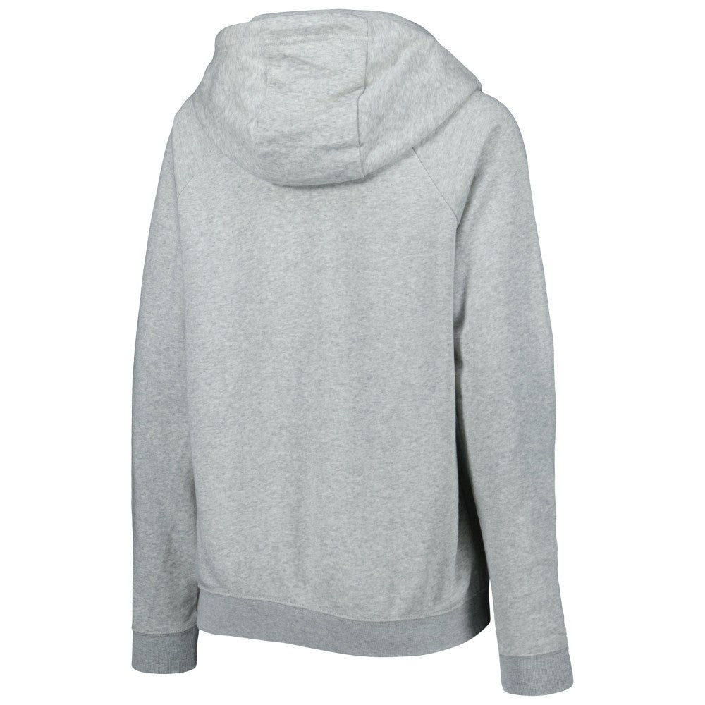 Nike England National Team Women's Lockup Varsity Fleece Raglan Pullover Hoodie - Heather Gray