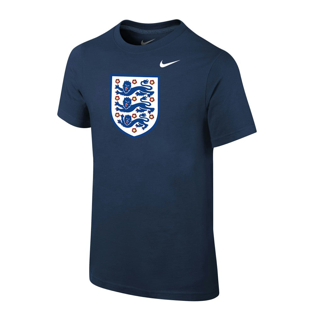 Nike England National Team Youth Core Team T-Shirts - Navy