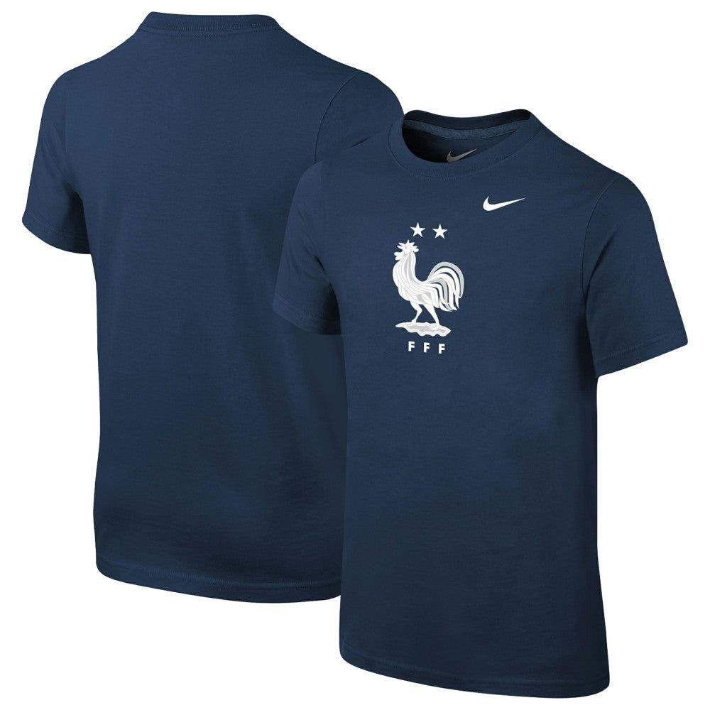 Nike France National Team Youth Core Team T-Shirts - Navy