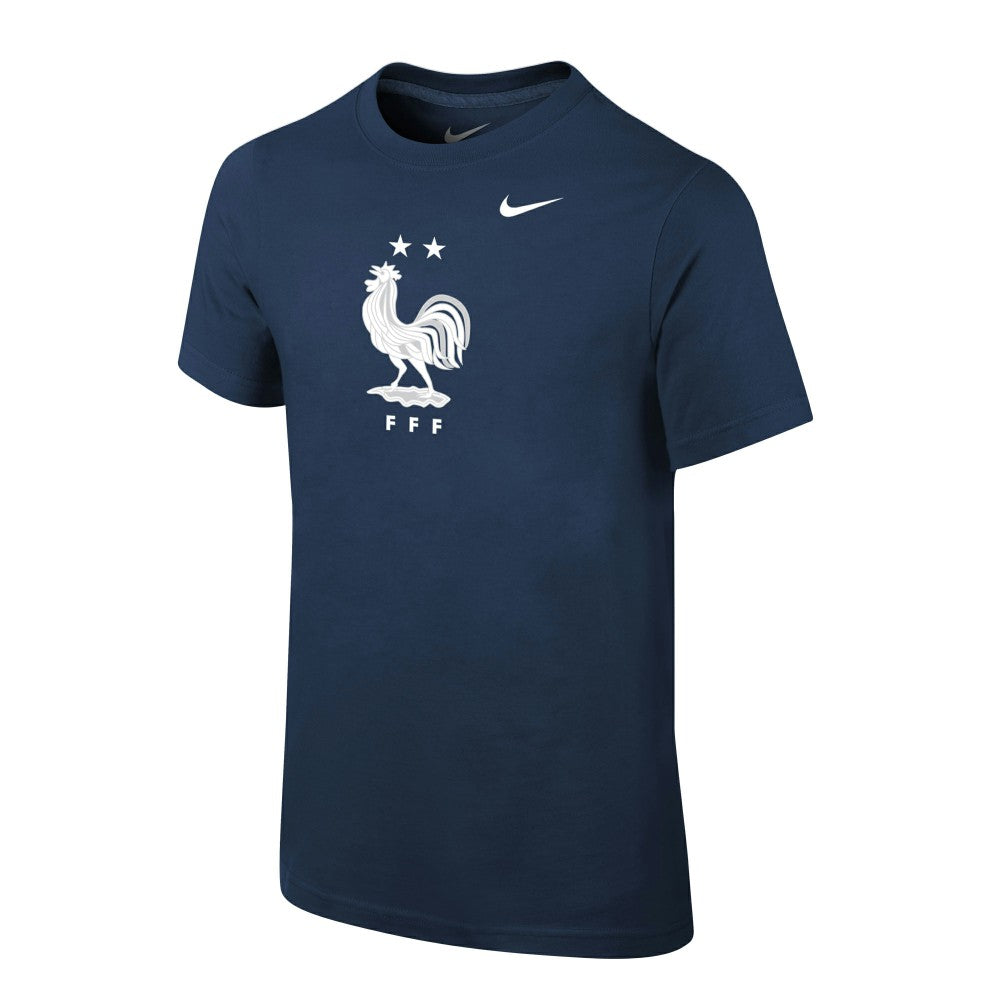 Nike France National Team Youth Core Team T-Shirts - Navy