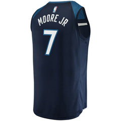 Fanatics - Wendell Moore Jr. Minnesota Timberwolves 2022 NBA Draft First Round Pick Fast Break Replica Player Jersey Icon - Edition - Navy