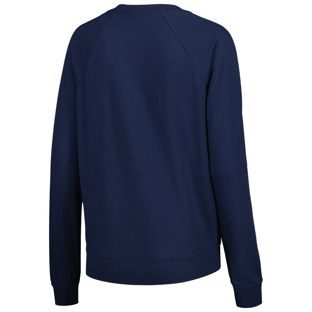 Nike Club America Women's Lockup Varsity Tri-Blend Raglan Pullover Sweatshirt - Navy
