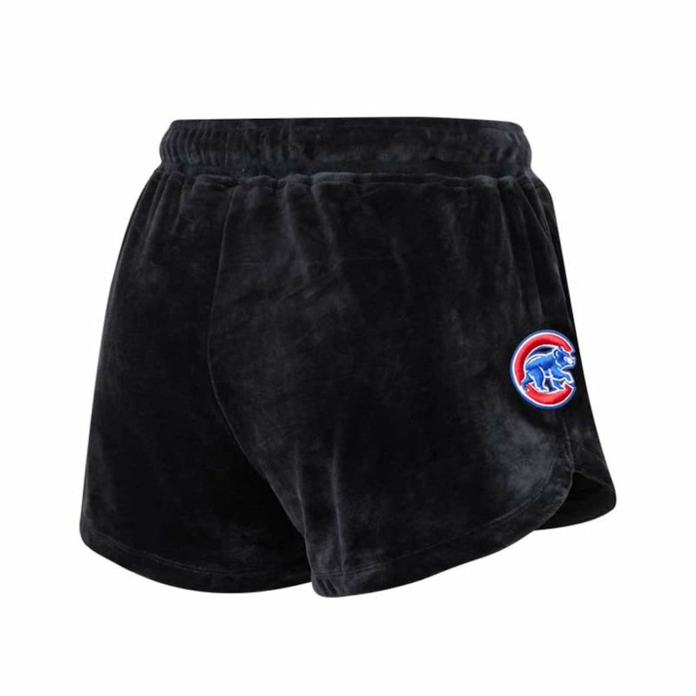 Chicago Cubs Pro Standard Women's Classic Velour Lounge Shorts On Sale