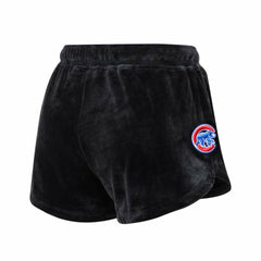 Chicago Cubs Pro Standard Women's Classic Velour Lounge Shorts On Sale