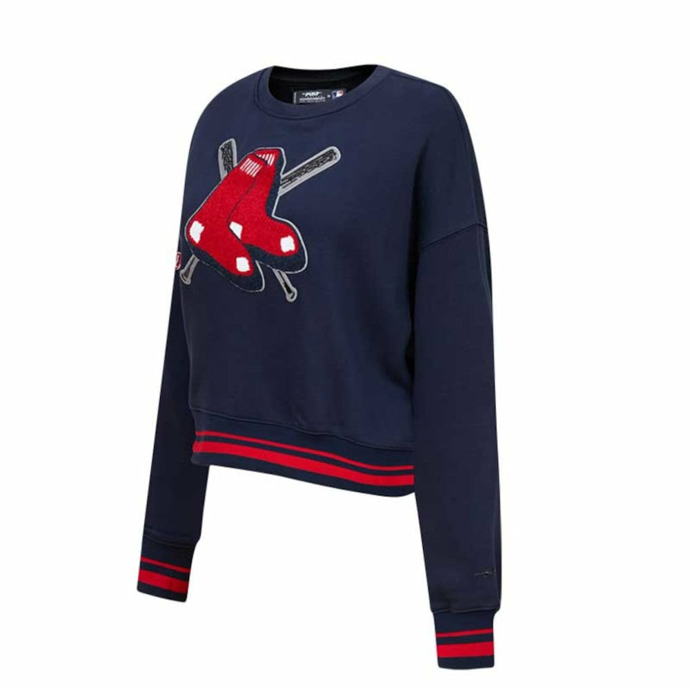 Boston Red Sox Pro Standard Women's Mash Up Pullover Sweatshirt Clearance