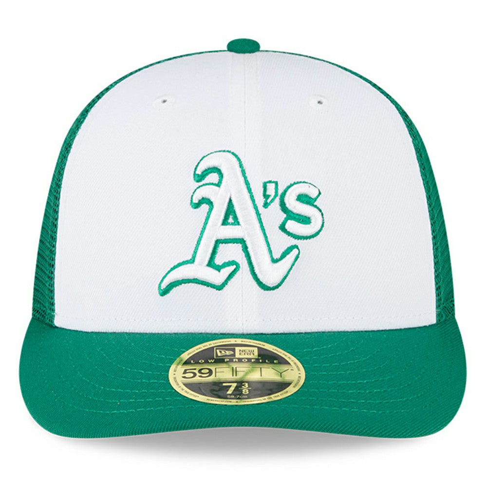 Athletics New Era 2023 On-Field Batting Practice Low Profile 59FIFTY Fitted Hat Sale