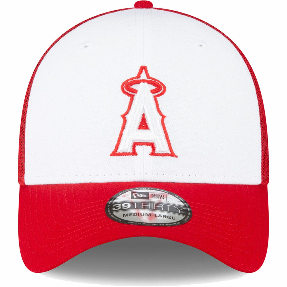 Los Angeles Angels New Era 2023 On-Field Batting Practice 39THIRTY Flex Hat Lifestyle