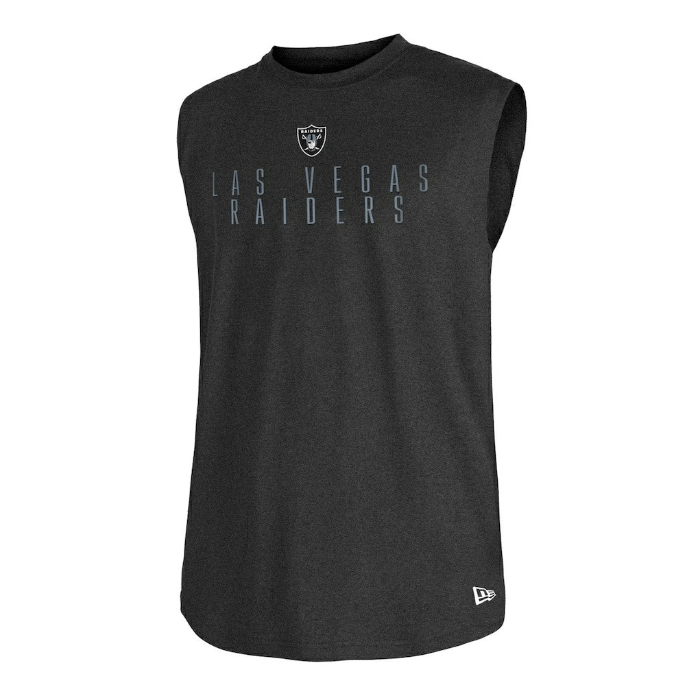 Las Vegas Raiders New Era Team Muscle Tank Top Black - NFL
