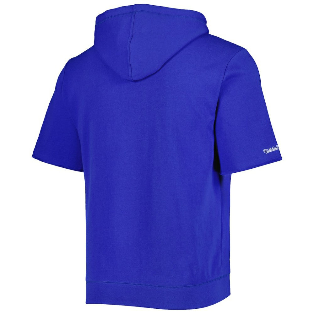 Chicago Cubs Mitchell & Ness Cooperstown Collection Washed Fleece Pullover Short Sleeve Hoodie Online