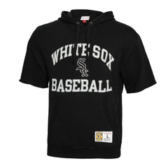 Chicago White Sox Mitchell & Ness Cooperstown Collection Washed Fleece Pullover Short Sleeve Hoodie On Sale