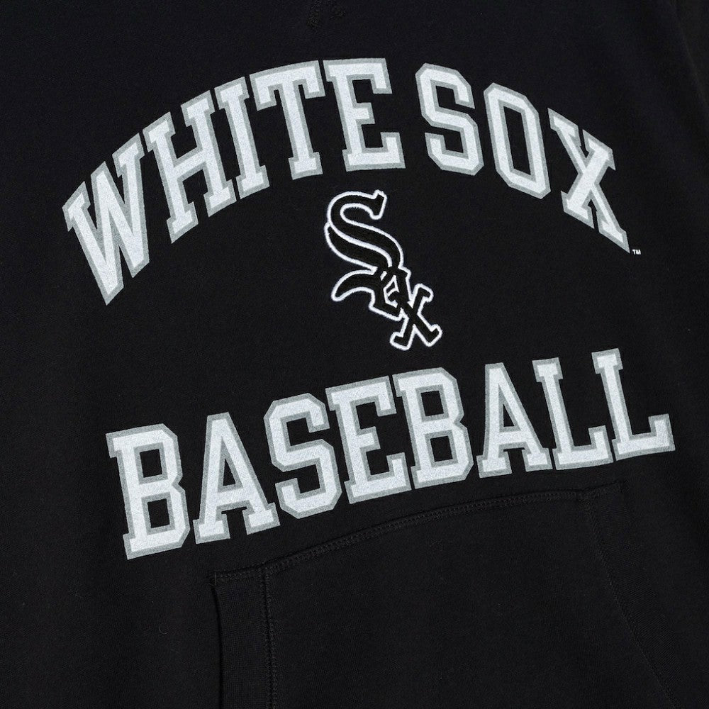 Chicago White Sox Mitchell & Ness Cooperstown Collection Washed Fleece Pullover Short Sleeve Hoodie On Sale