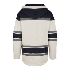 Columbus Blue Jackets - '47 Rockaway Lace-Up Pullover Hoodie Oatmeal