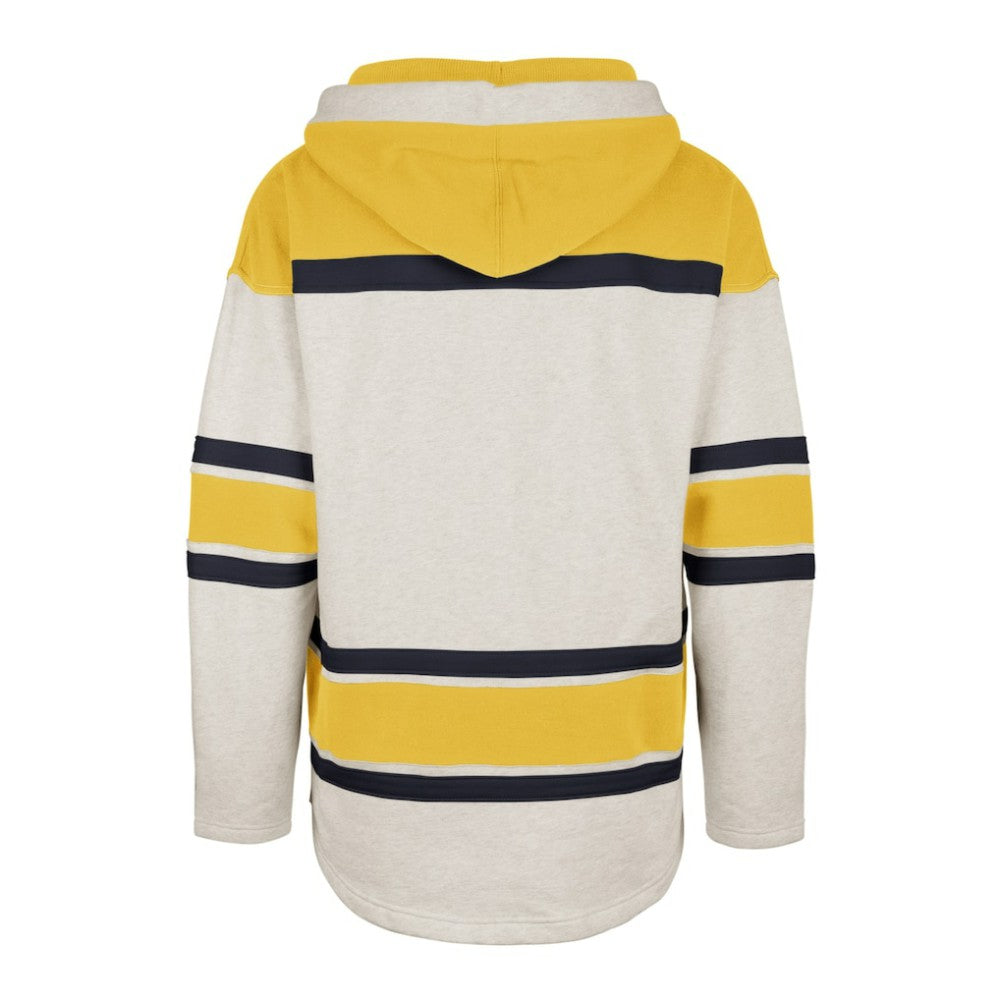 Nashville Predators - '47 Rockaway Lace-Up Pullover Hoodie Oatmeal