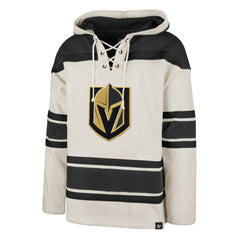 Vegas Golden Knights '47 Rockaway Lace-Up Pullover Hoodie Oatmeal