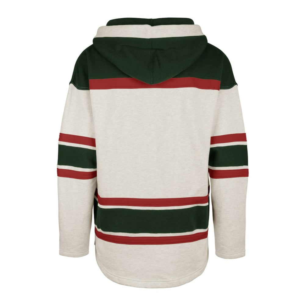 New Jersey Devils - '47 Rockaway Lace-Up Pullover Hoodie Oatmeal