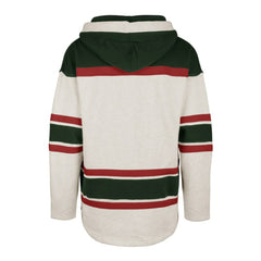 New Jersey Devils - '47 Rockaway Lace-Up Pullover Hoodie Oatmeal