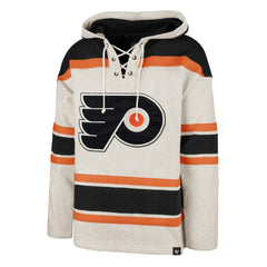 Philadelphia Flyers - '47 Rockaway Lace-Up Pullover Hoodie Oatmeal