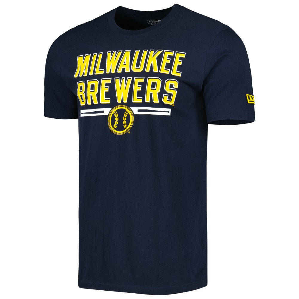 Milwaukee Brewers New Era Batting Practice T-Shirt On Sale