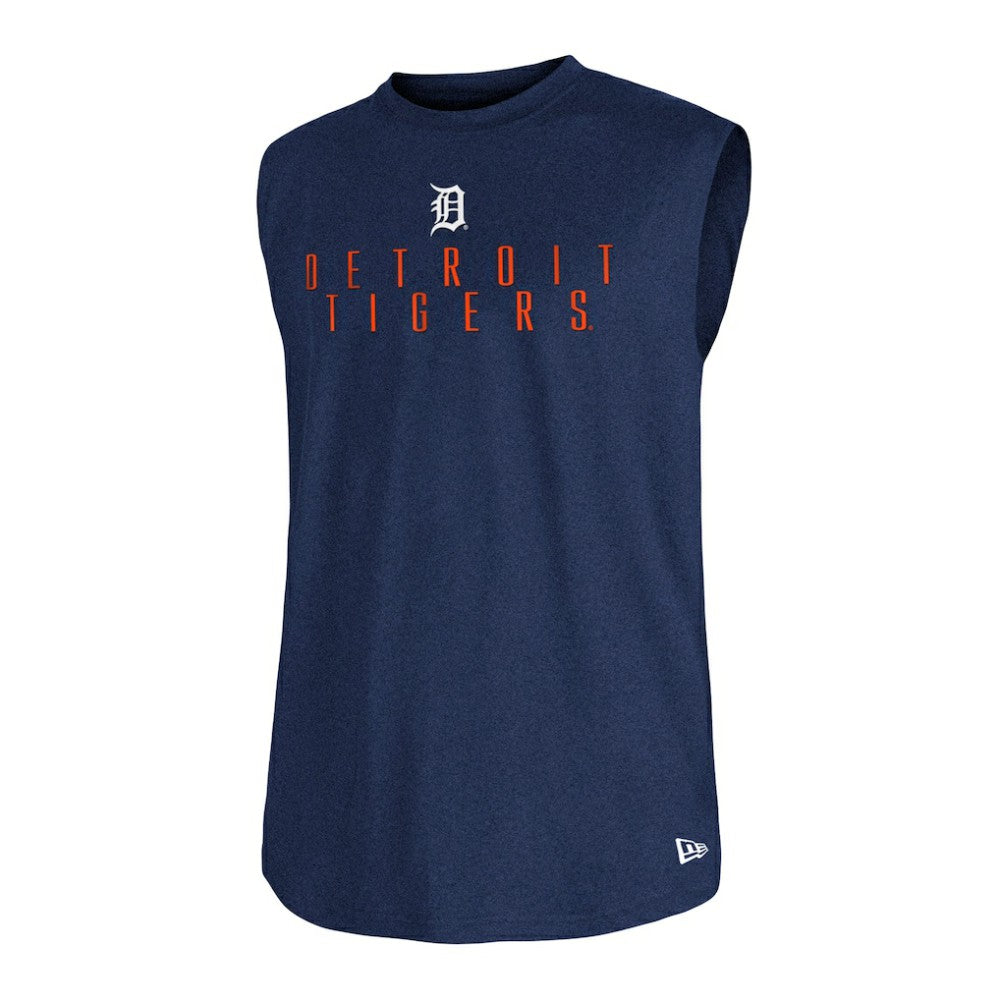 Detroit Tigers New Era Team Muscle Tank Top On Sale