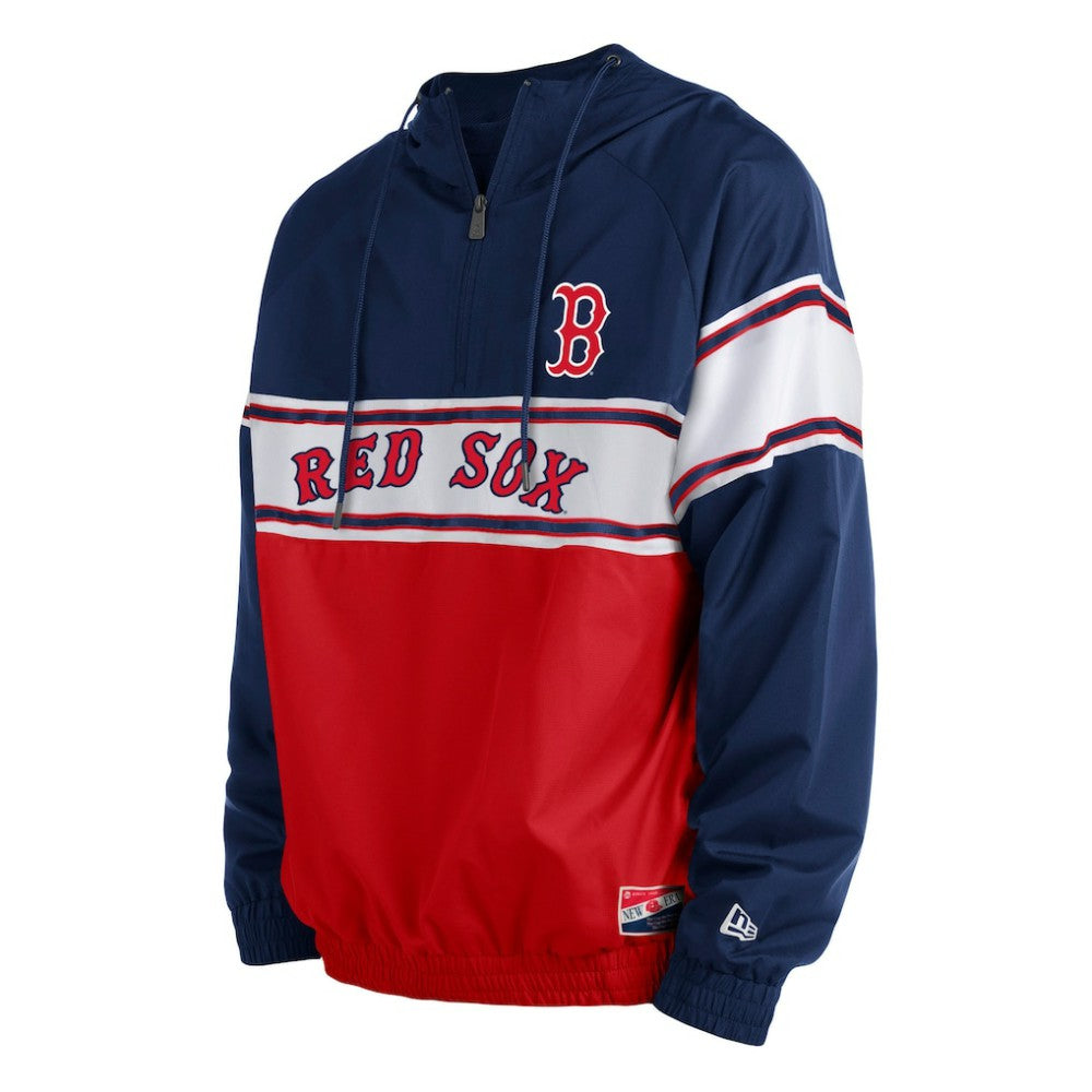 Boston Red Sox New Era Ripstop Raglan Quarter-Zip Hoodie Online