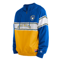 Milwaukee Brewers New Era Ripstop Raglan Quarter-Zip Hoodie Near Me