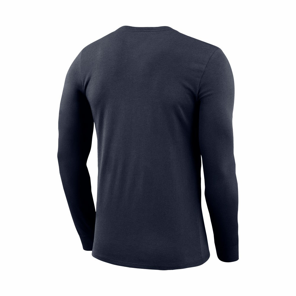 Nike France National Team Lockup Legend Performance Long Sleeve T-Shirts - Navy