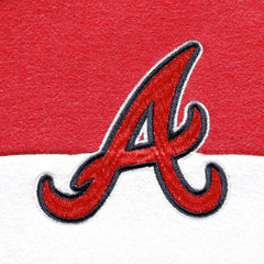 Atlanta Braves New Era Women's Colorblock Full-Zip Hoodie Jacket Lifestyle
