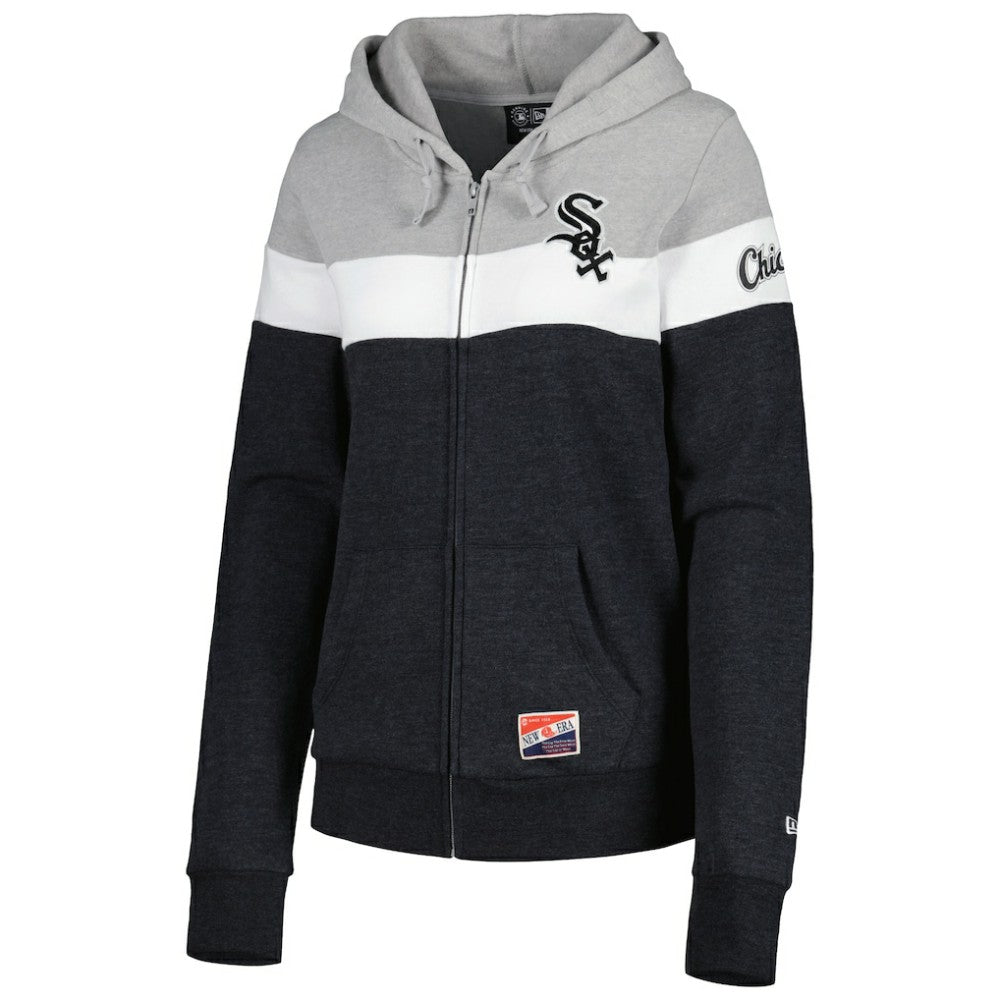 Chicago White Sox New Era Women's Colorblock Full-Zip Hoodie Jacket Online