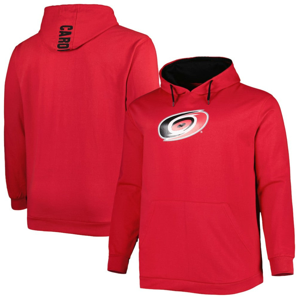 Carolina Hurricanes - Big & Tall Fleece Pullover Hoodie Red