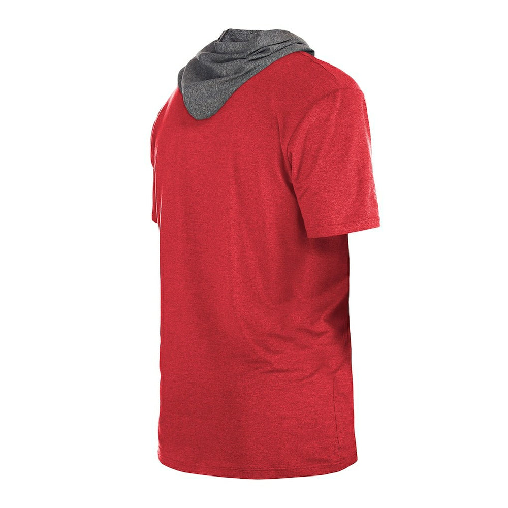 New Era - Chicago Bulls Active Hoodie T-Shirt - Heather Red