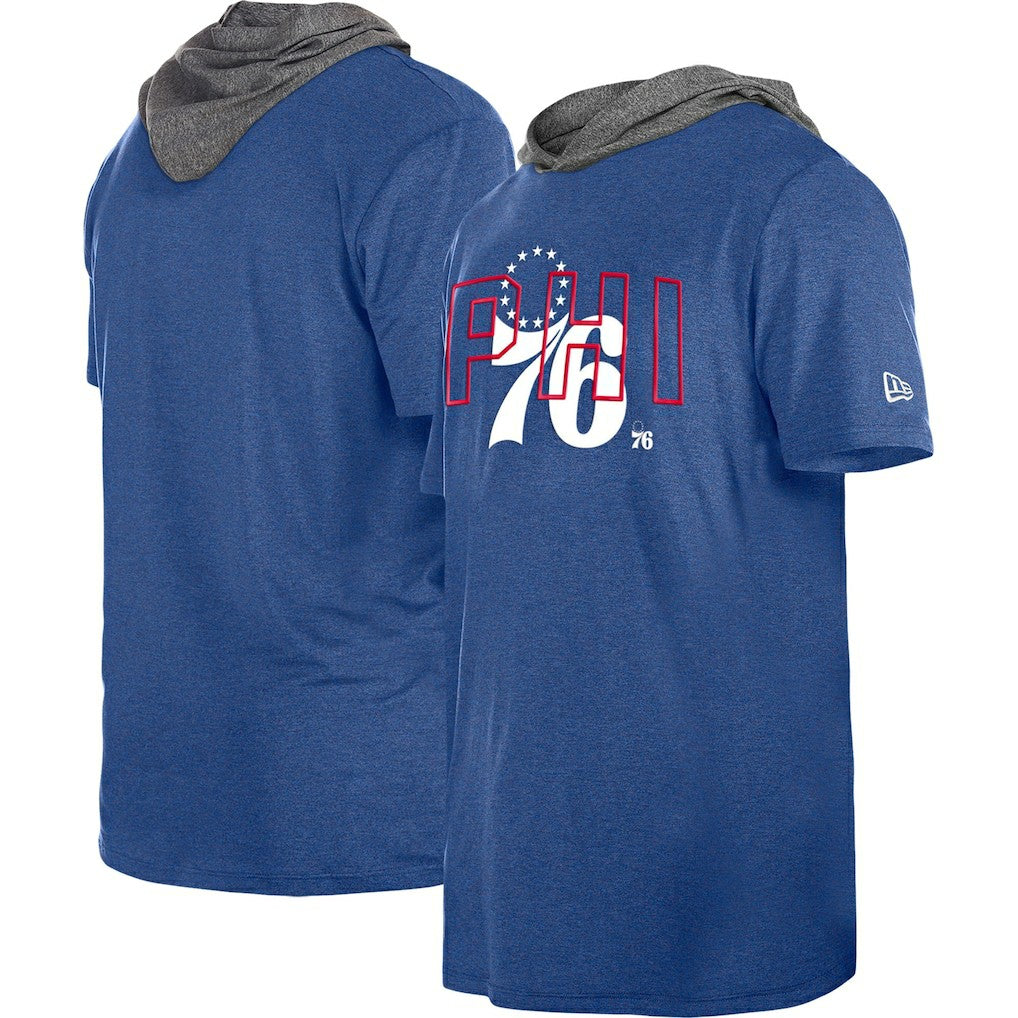 New Era - Philadelphia 76ers Active Hoodie T-Shirt - Royal