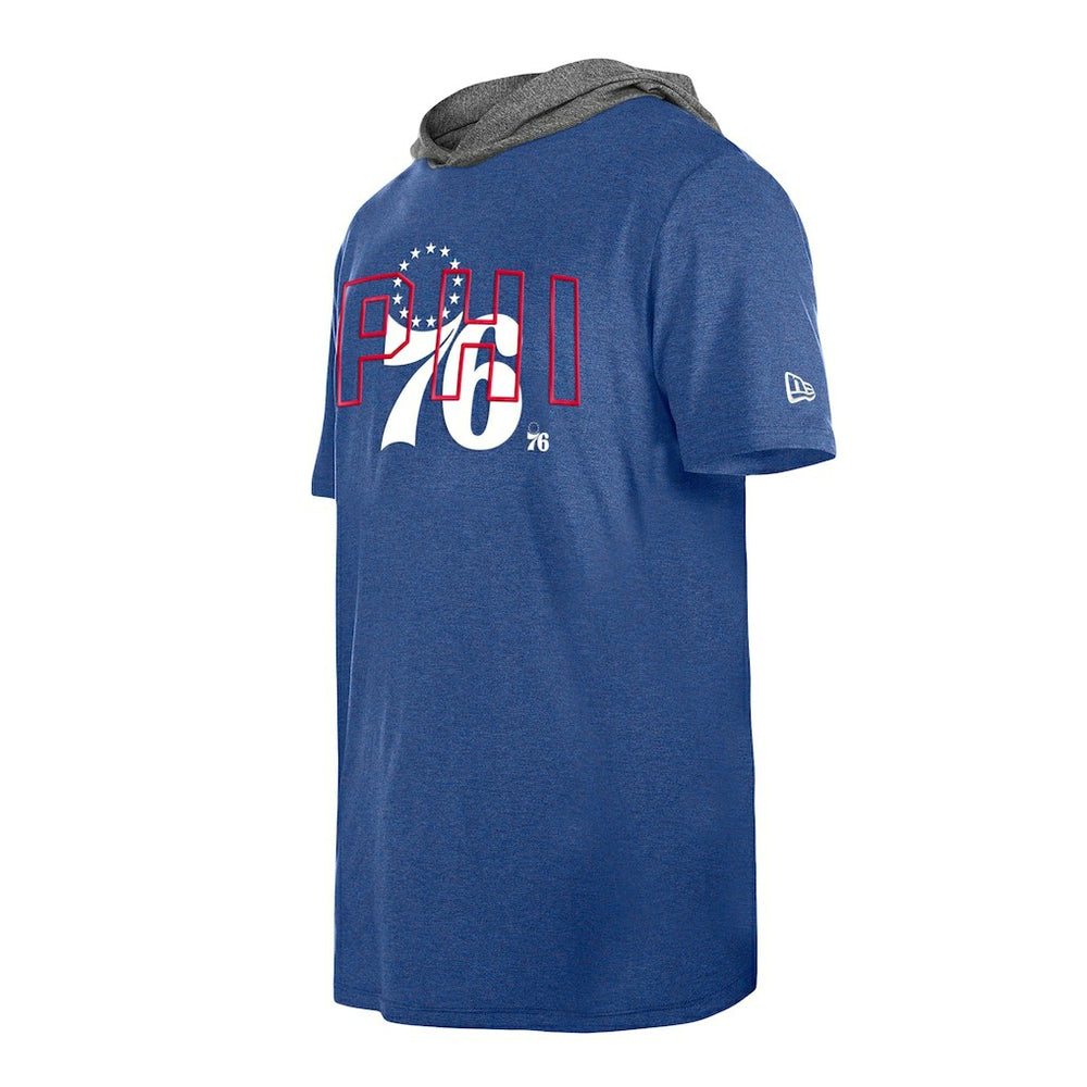 New Era - Philadelphia 76ers Active Hoodie T-Shirt - Royal
