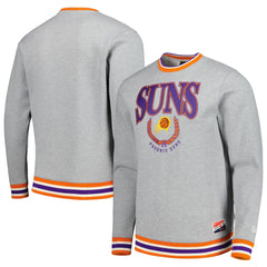 New Era - Phoenix Suns Unisex Vintage Throwback Crew Sweatshirt - Heather Gray